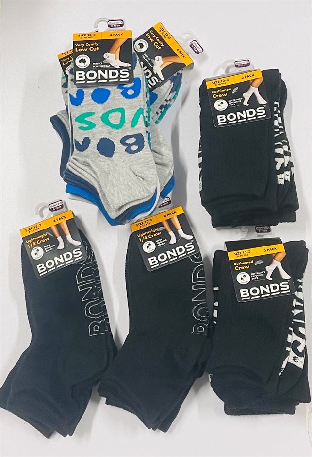 Bonds Assorted Children's Socks 26 Pairs In Total