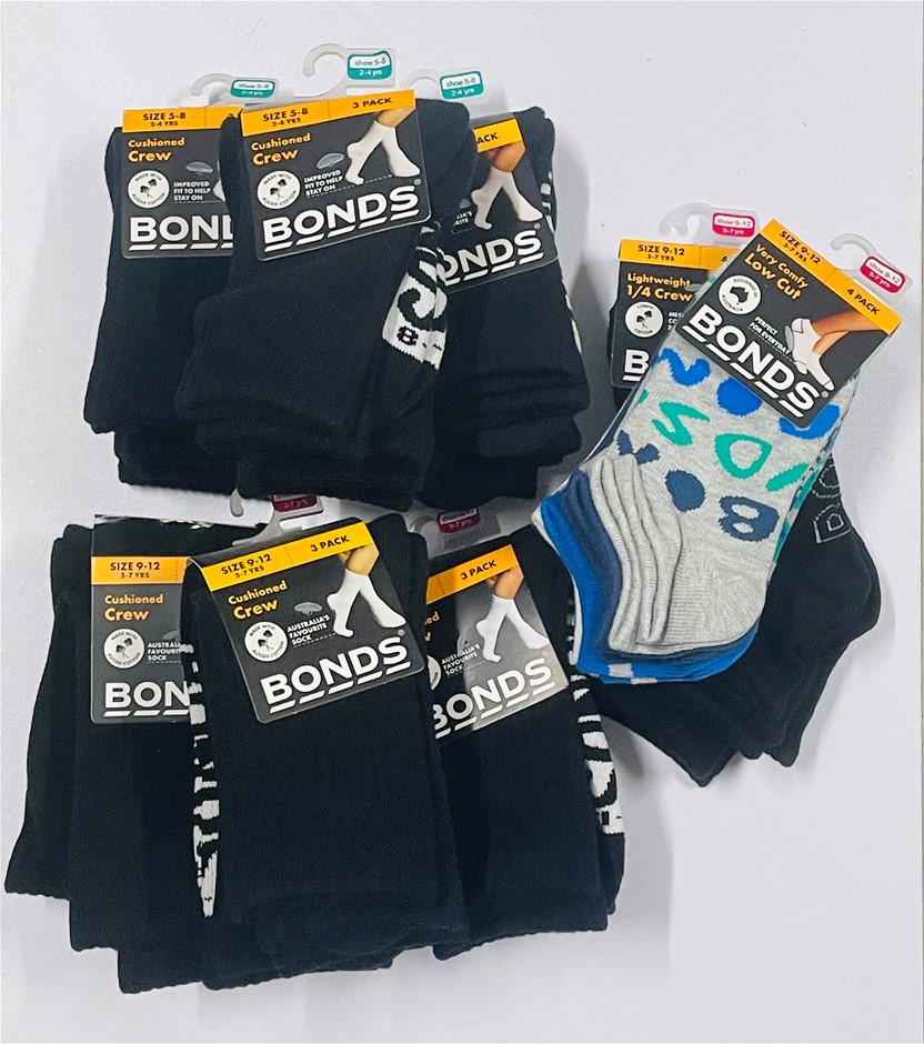 Bonds Assorted Children's Socks 26 Pairs In Total