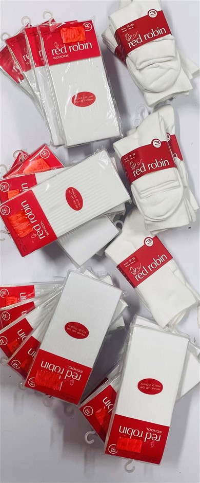 Children's Socks Assorted Large Sizes 35 Pairs In Total