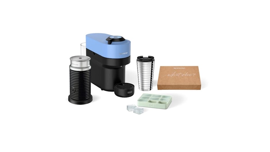 NESPRESSO Vertuo Pop Iced Coffee Bundle - Pacific Blue.