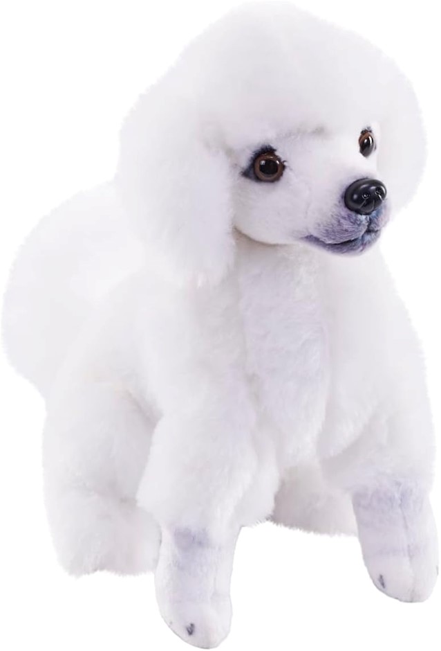 WILD REPUBLIC Rescue Dog, Poodle, Stuffed Animal, with Sound, 5.5 inches, F