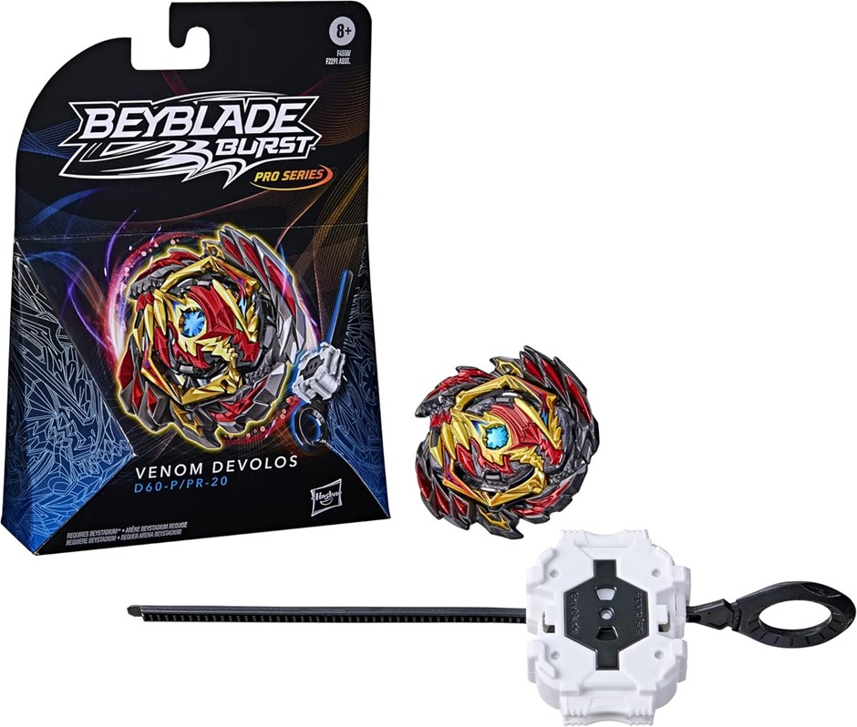 2 x BEYBLADE Burst Pro Series Venom Devolos Spinning Top Starter Pack