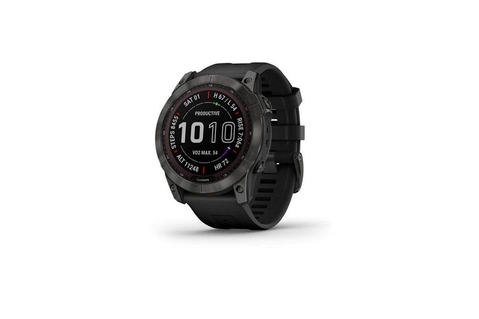 GARMIN Fenix 7X Sapphire Solar Carbon Grey DLC Titanium 010-02541-12. NB: M