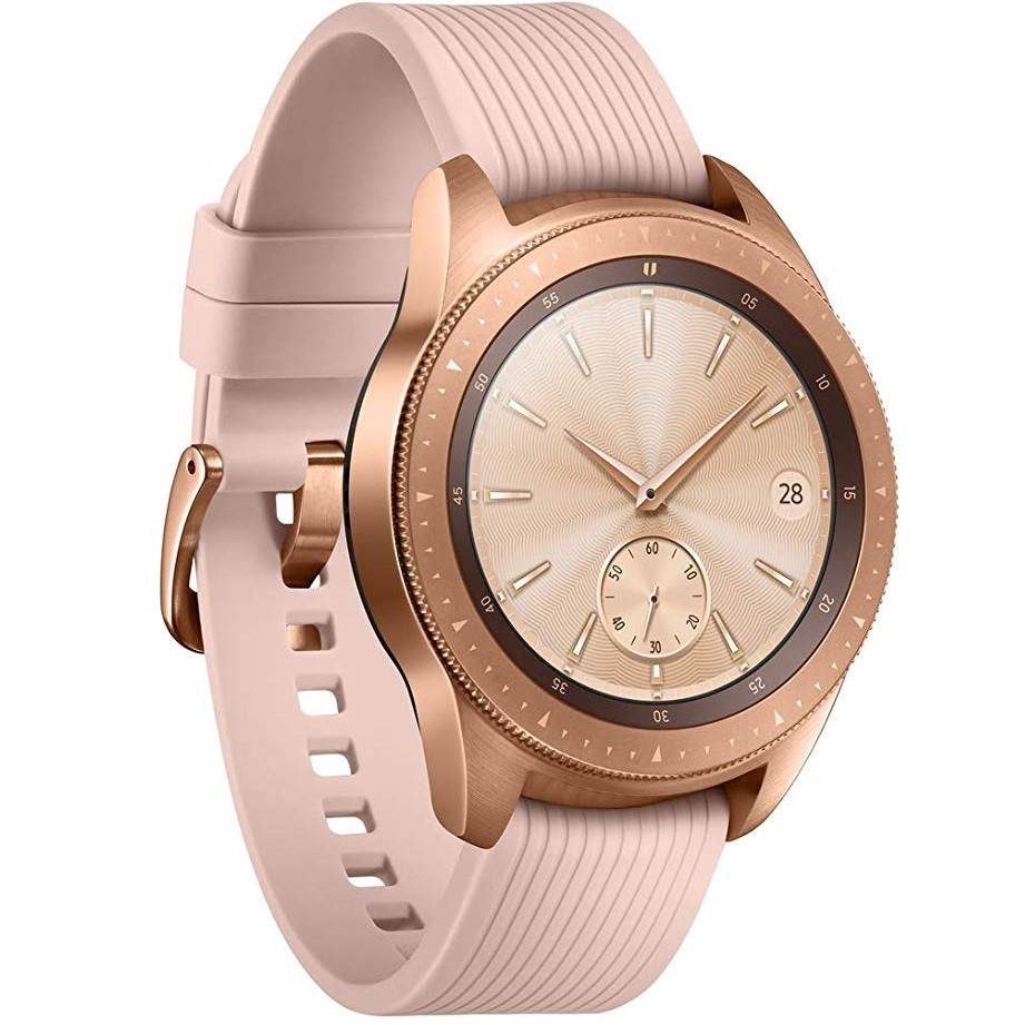 SAMSUNG Galaxy Watch 42mm with Bluetooth. Model SM-R810, Rose Gold. N.B: We