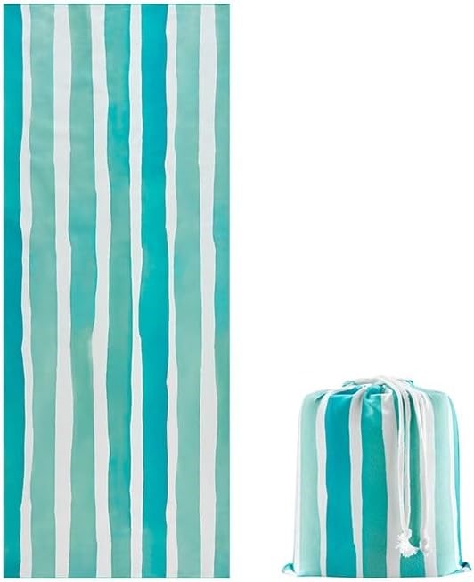 2 x OVELA Sand-Free Quick-Dry Beach Towel, Mint, 80cm x 200cm, OVSANDFBTMA.