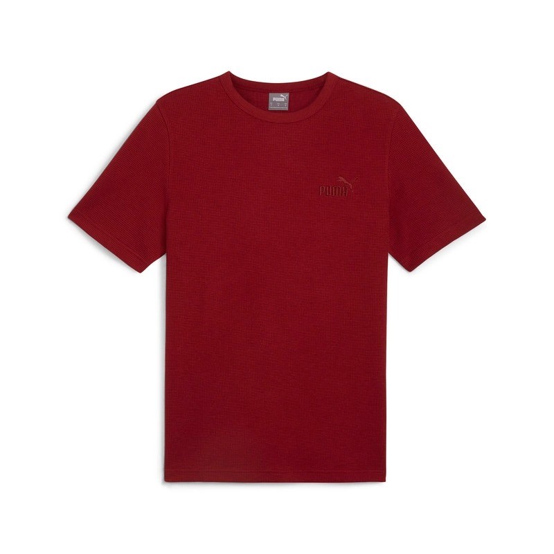 PUMA ESS Elevated Waffle Tee, Size S, Intense Red (13), 211809. Buyers Not