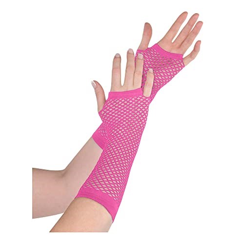 4 Pairs x AMSCAN Fishnet Gloves, One Size. Buyers Note - Discount Freight