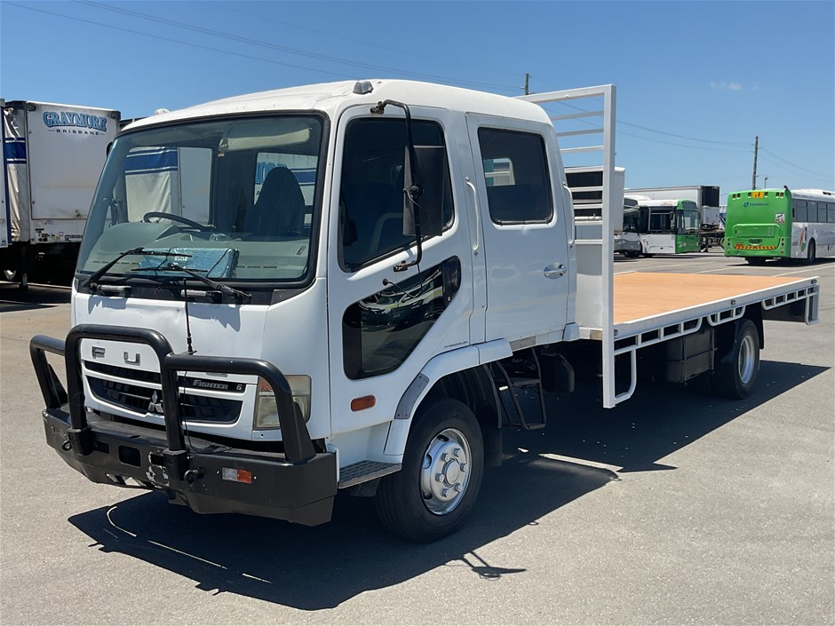 2010 Mitsubishi FK 4 x 2 Tray Body Truck
