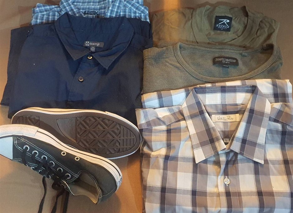 Converse All Star Size 6.5 As New and Quality Clothing mostly L . Others