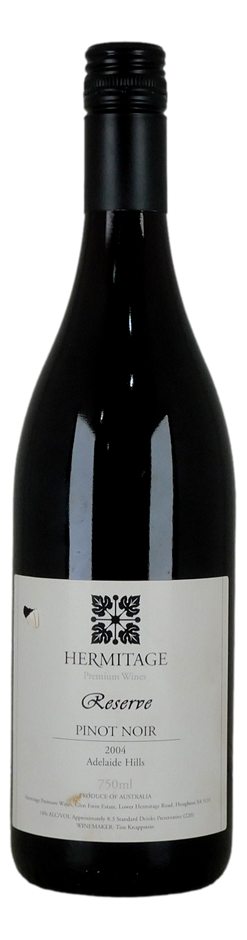 Hermitage Reserve Pinot Noir 2004 (1x 750mL), SA. 