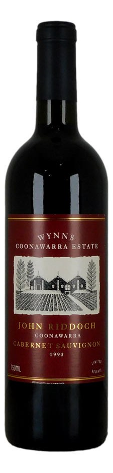Wynns John Riddoch Cabernet Sauvignon 1993 (1x 750mL), Coonawarra.