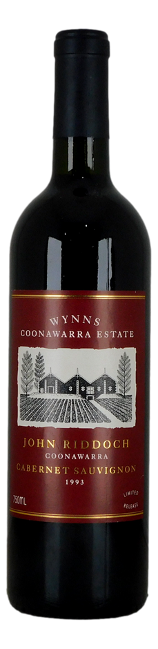 Wynns John Riddoch Cabernet Sauvignon 1993 (1x 750mL), Coonawarra.