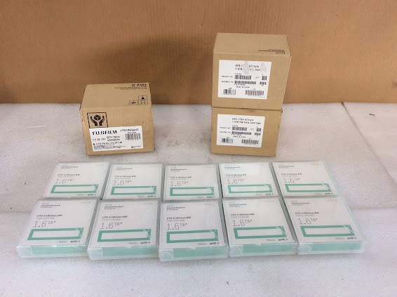 HP C7974A LTO-4 Ultrium RW 1.6TB & Fujifilm Data Cartridge New (Lot of 25)