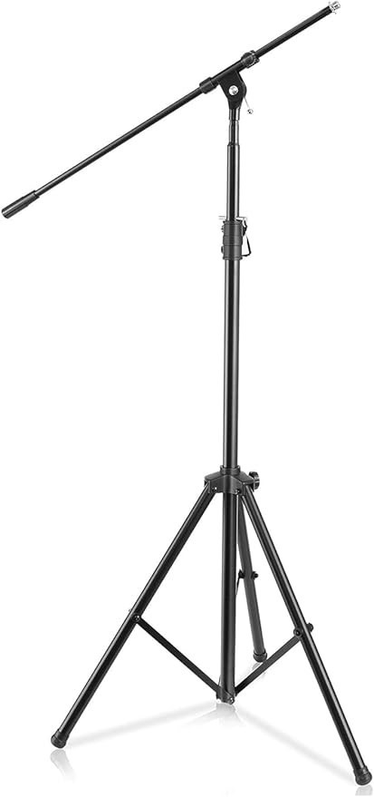 PYLE Microphone Stand Heavy Duty – Mic Stand Height Adjustable 130 cm to 20