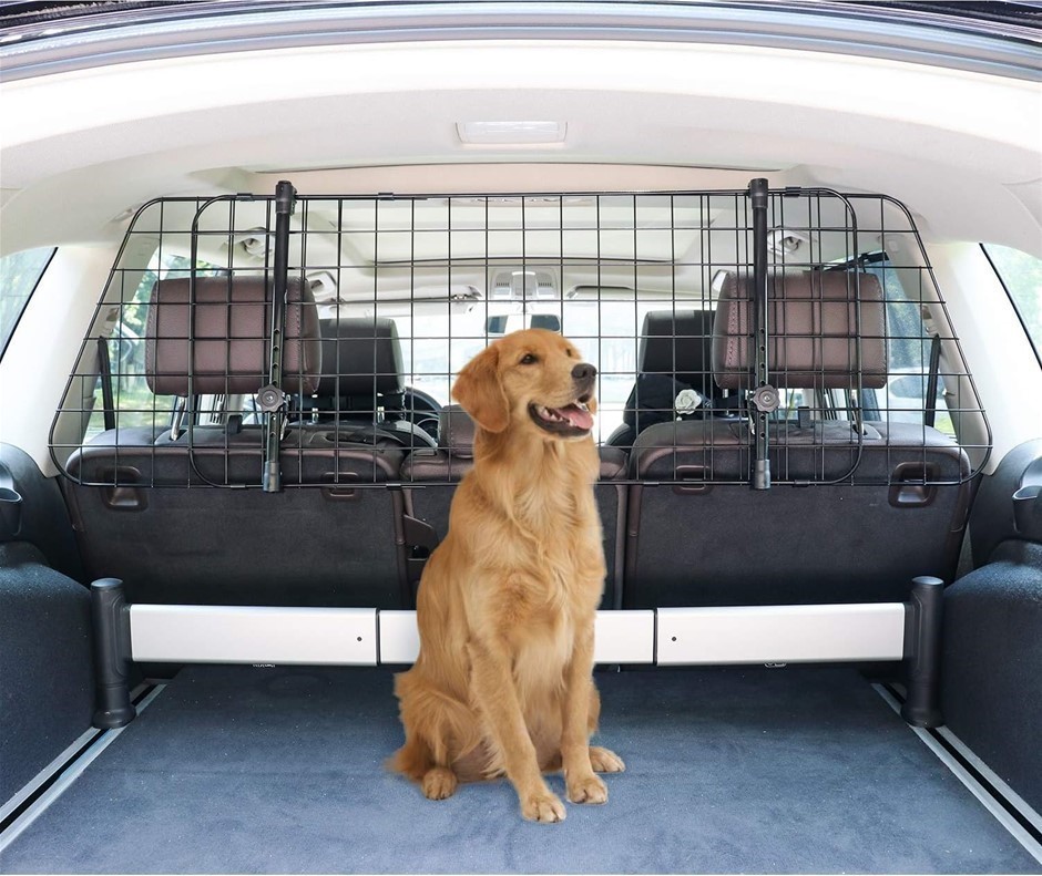 AMAZON BASICS Adjustable Dog Car Barrier - 41-Centimeter, Black. NB: Sealed