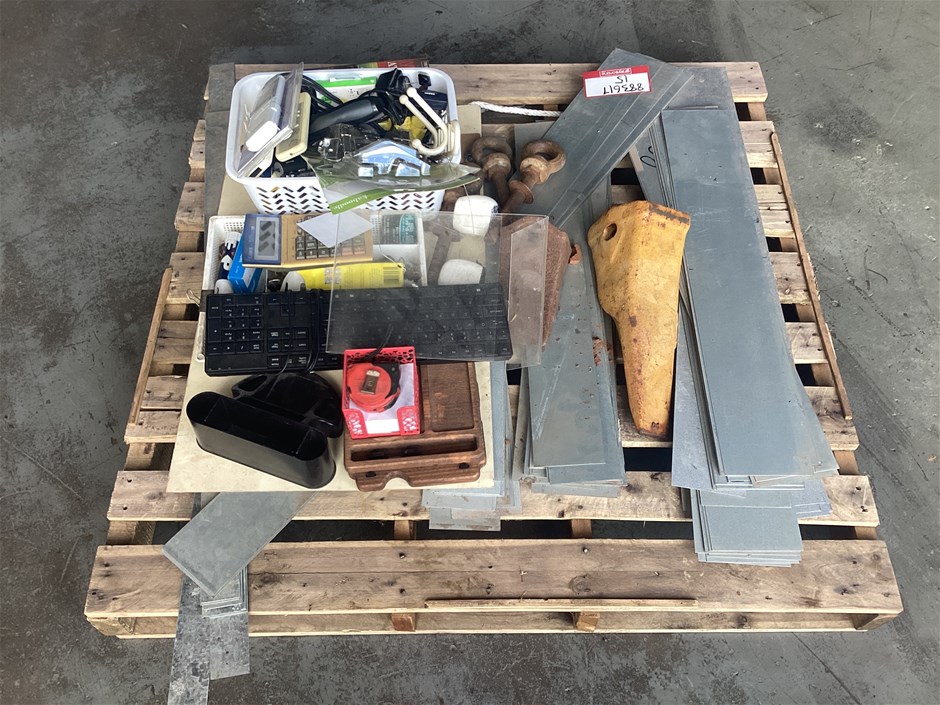 Sheet metal pieces , cabinet hinges, keyboard