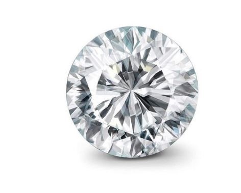 1.01 Carats Brilliant Polish Round Cut White Diamond CVD-Not Certified