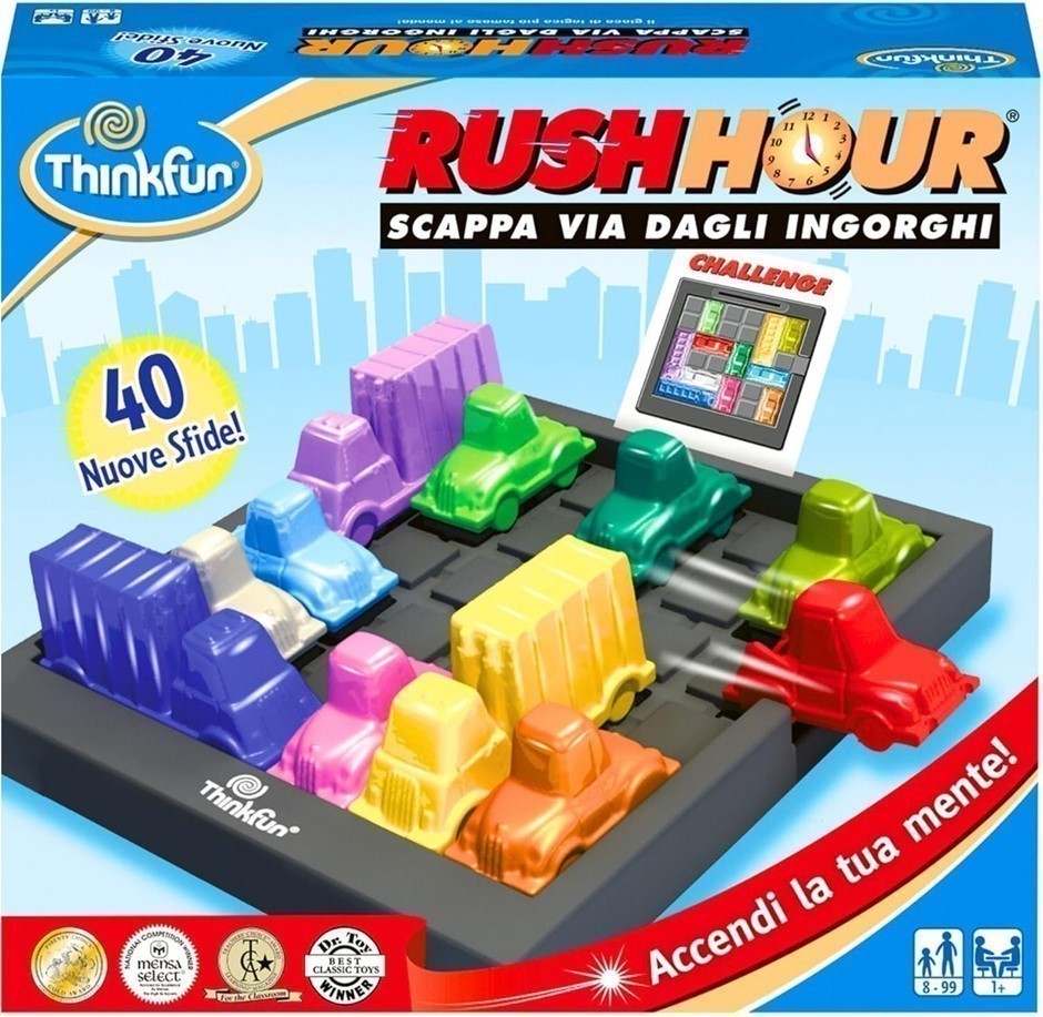 2 x THINKFUN Rush Hour Traffic Jam Logic, Brain & Challenge Game STEM Toys