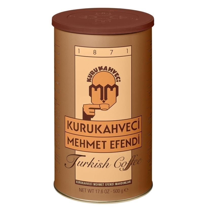2 x KURUKAHVECI MEHMET EFENDI Turkish Ground Coffee, 500g. N.B: Dented pack