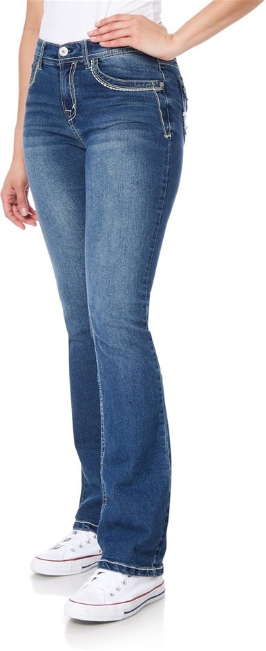 WALLFLOWER InstaStretch Legendary Jean, Size 11 Long, Keller.