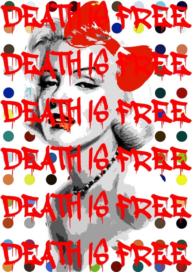 Death NYC Ltd Ed. Signed Graffiti Pop Art Print