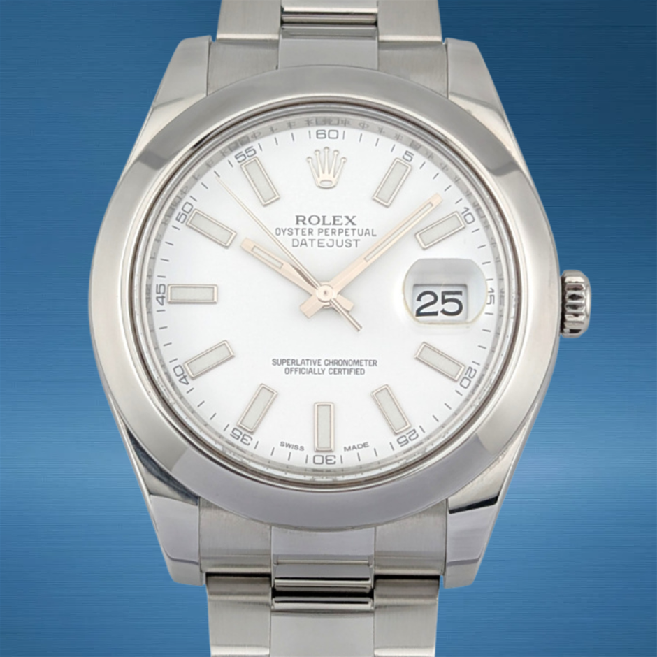 Rolex 116300 Datejust II White Dial 41mm 2010s BxO