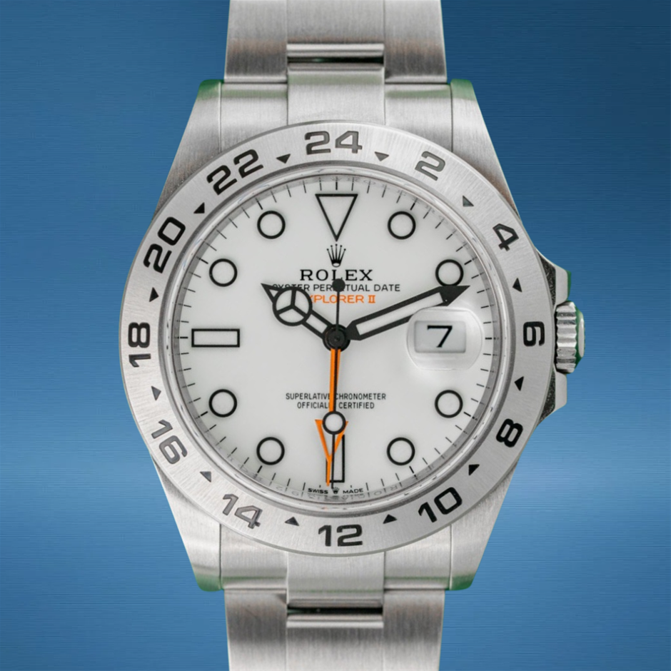 Rolex Explorer II 226570 White Polar Dial Stainless Steel 2023 Model BxP
