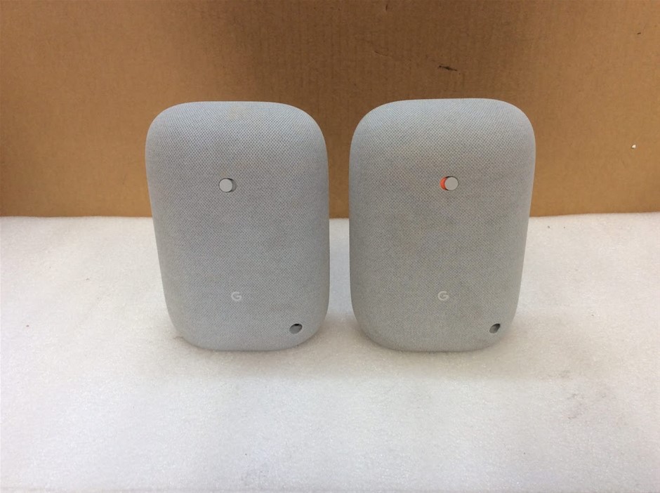 Google Nest Audio Smart Speaker (Lot of 2)