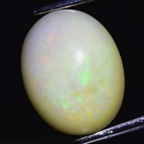 2.45ct Oval Cabochon Cut Play-of-Color Opal Gemstone - 1Pc