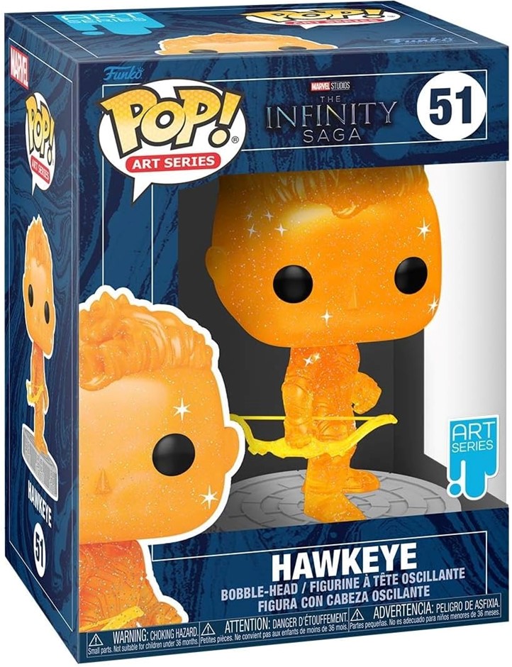 2 x POP VINYL Funko Avengers - Hawkeye Infinity Art Series Figure