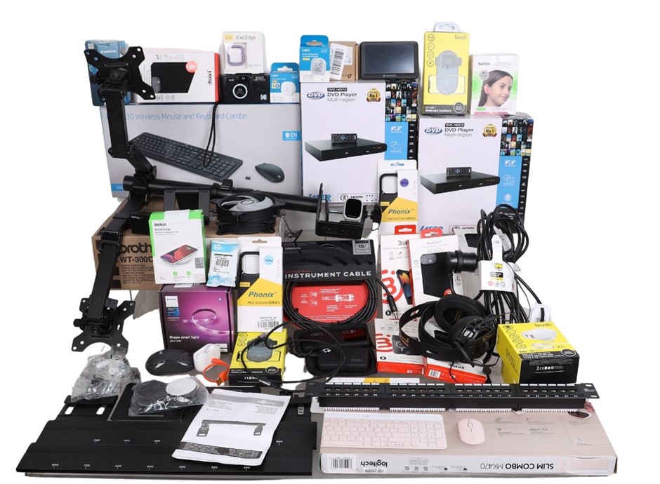 20 x Assorted Electronics and Accessories, INCL: HP, PHILIPS, GARMIN, JBL,
