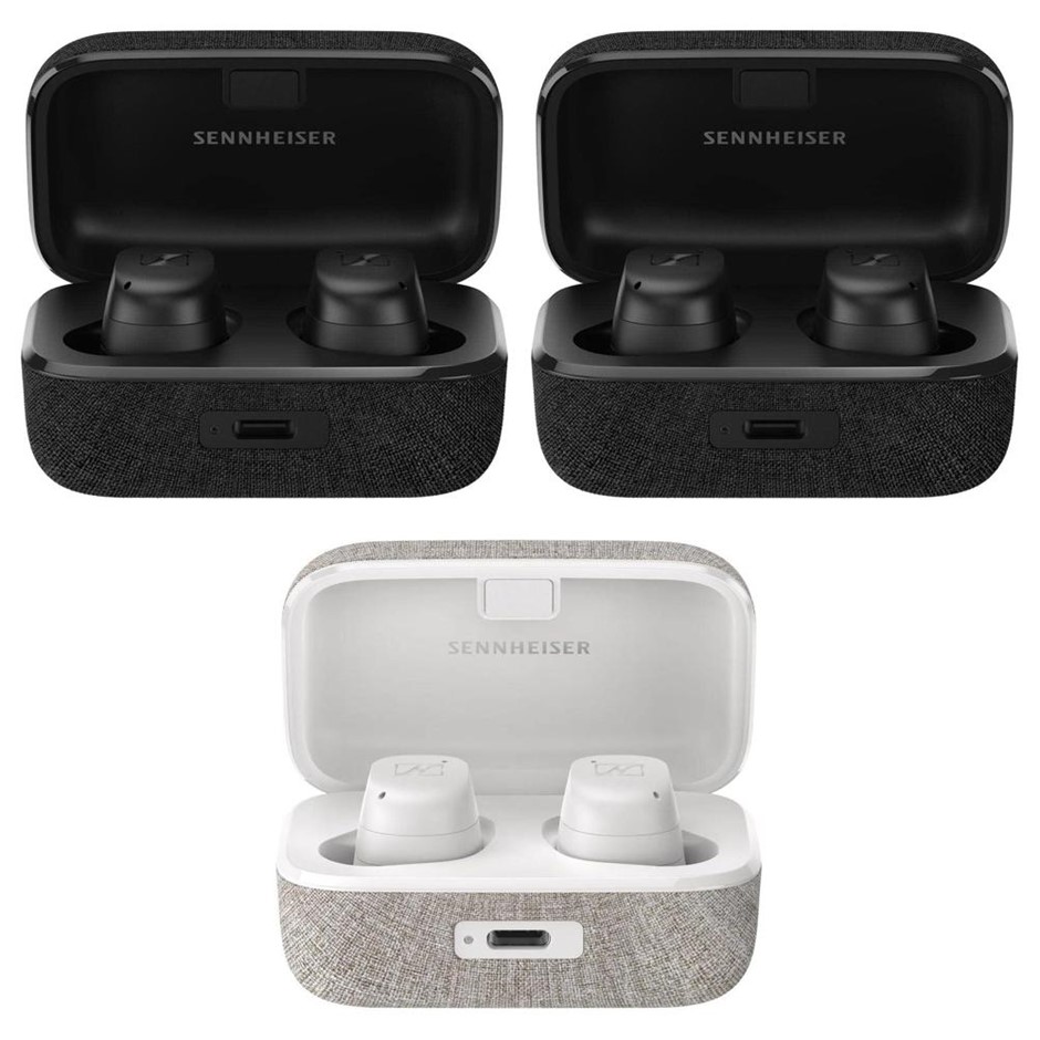 3 x Sennheiser Momentum True Wireless 3 Earbuds. Incl: 2 x Black, 1 x White