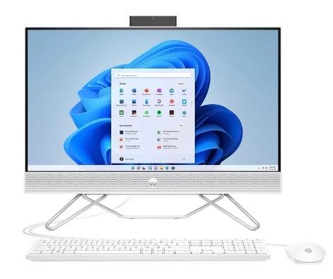 HP 27 Inch All-In-One Desktop PC 27-CB1011A, White. Intel Core i5-1235U, 16