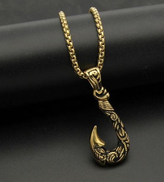 Italy 925 Silver Hip Hop Men's Necklace (Stamps)-Free Chain