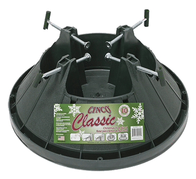 10 x CINCO Christmas Tree Stand, 8-Foot Tall Tree, Up to 14cm Trunks, Dark