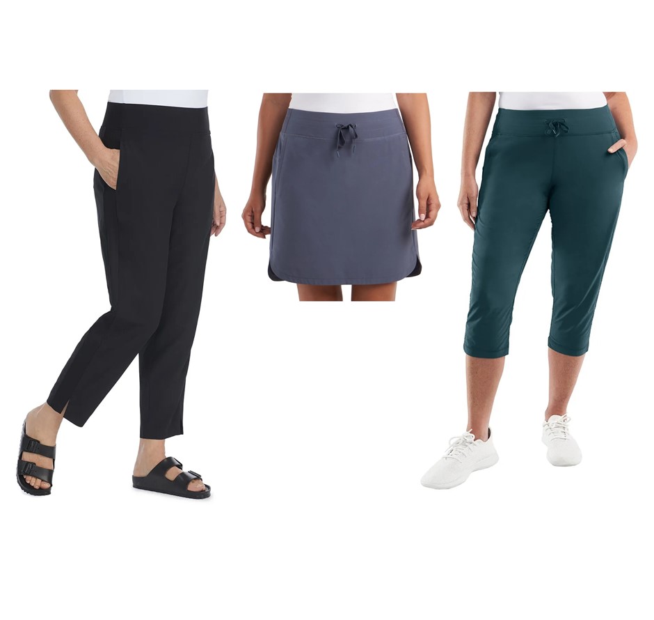 3 x SIGNATURE Women's Pants, Size L, Assorted Colours.