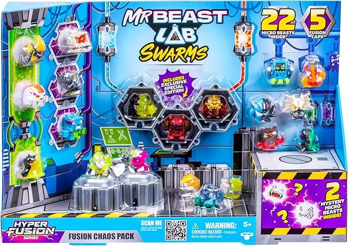 MrBeast Lab Swarms Hyper Series, Collect 100+ Unique Hyper Swarms, Chaos Pa