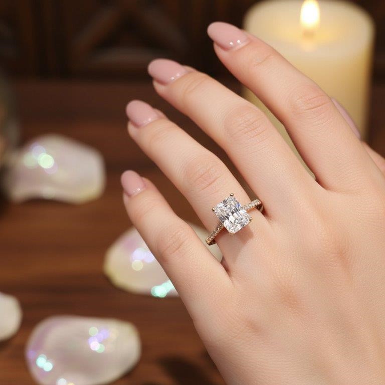 18K/Italy Solid Yellow Gold Filled Ring -(stamped)-Warranty Quality-7US