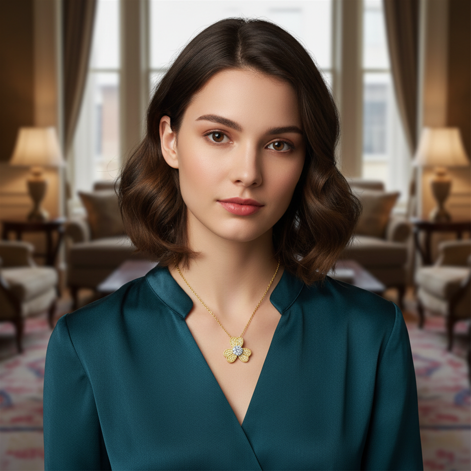 1.0ct GRA Moissanite white Brilliant Cut 925 Sterling Silver Pendant-VVS1