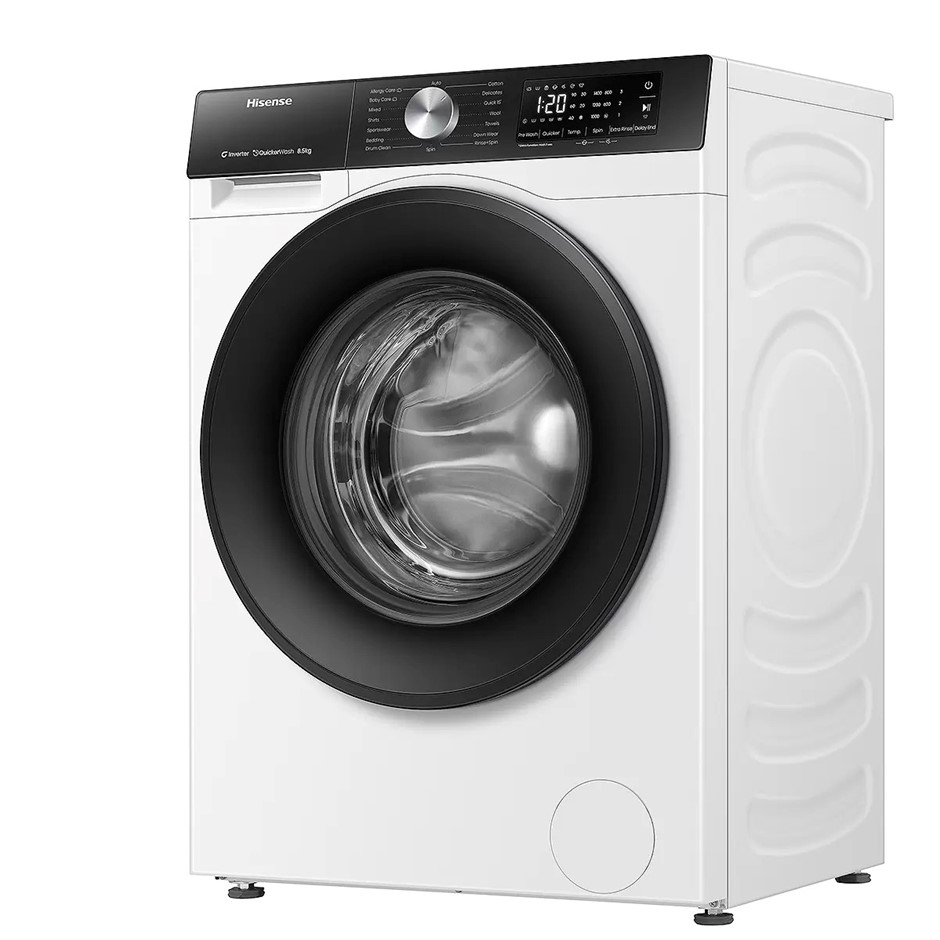 HISENSE 8.5kg Front Load Washer Series 3, Model HSF3S8514. NB: Used