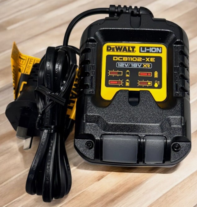 DEWALT DCB1102-XE 12V/18V XR Charger. Not in packaging.