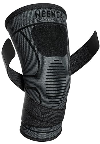 NEENCA Knee Braces for Knee Pain- 2 Pack Knee Sleeves for Pain Relief Set,