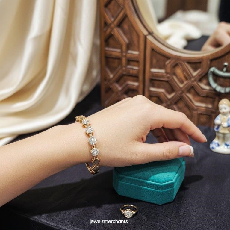 22KGoldFilled /ITALY Solid Yellow Bangle -(Stamped 22KGoldFilled /ITALY)