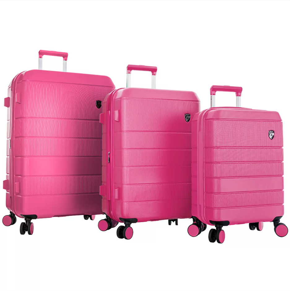 HEYS Neo 3 Piece Hardside Luggage Set, Large: 76cm, Medium: 66cm, Small: 53