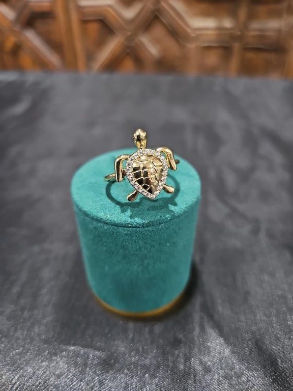 18K/Italy Solid Gold Filled Ring -(stamped 18K/Italy)-Warranty Quality-8US