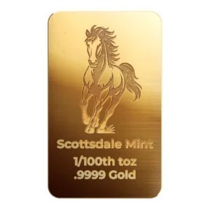 1/100oz Scottsdale Mint Gold Bar 1/100oz Scottsdale Mint G