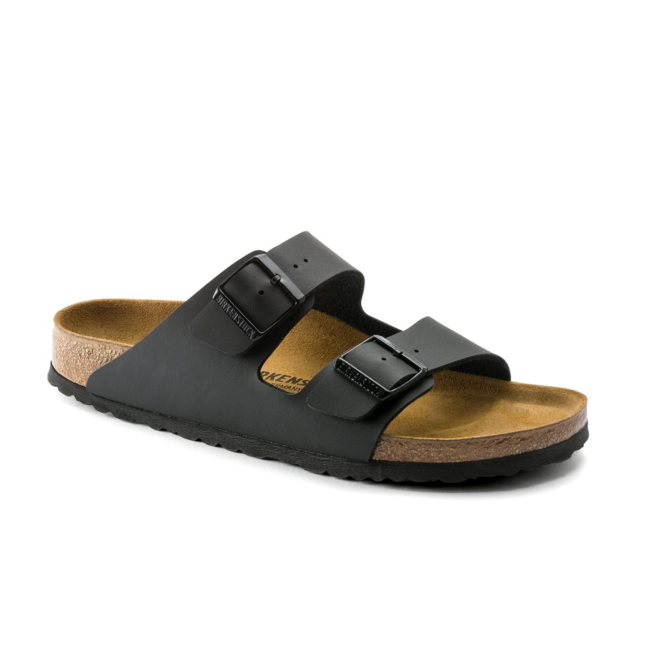 BIRKENSTOCK Arizona BS Sandals, Size 44, Black. Buyers Note - Discount Fre