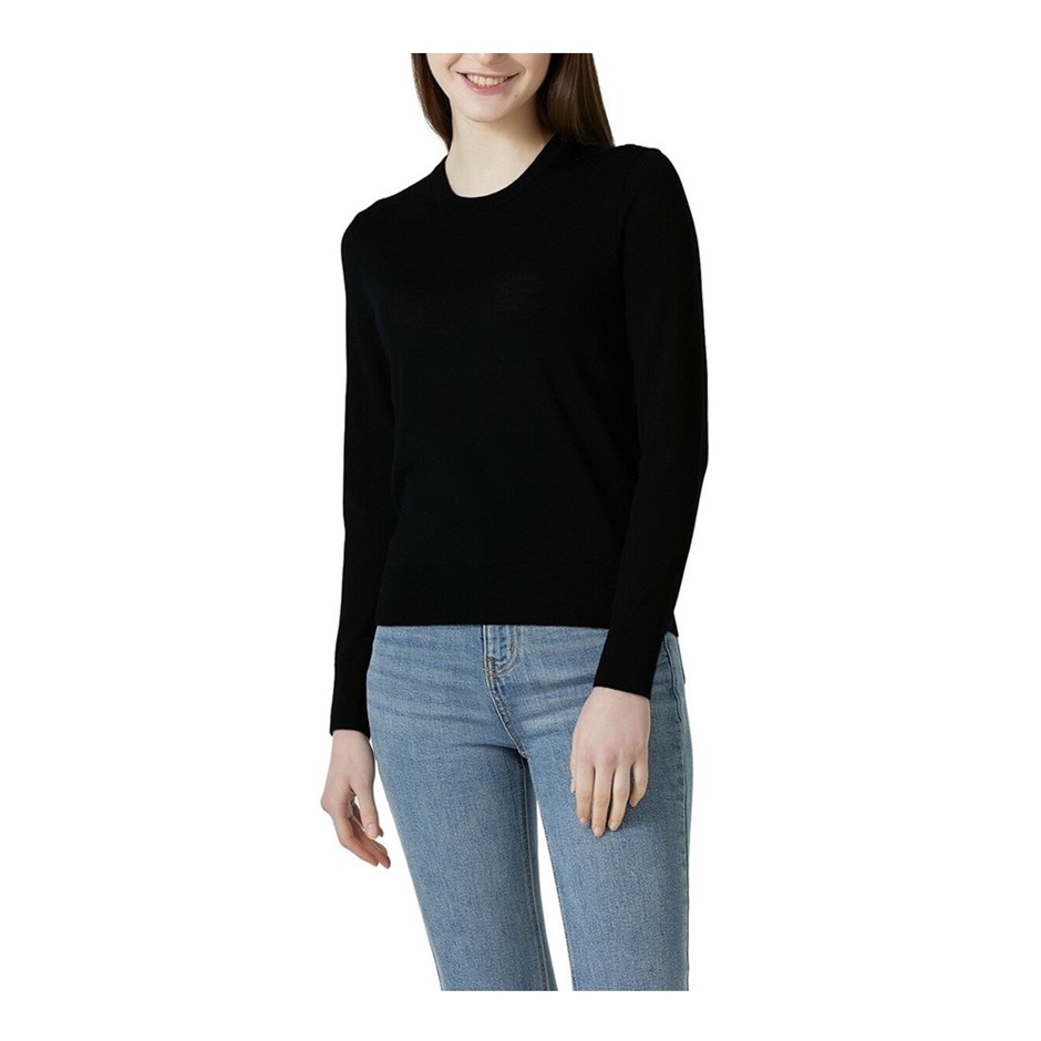 LYDIA VINE Women's Merino Wool Knit, Size S, 100% Wool, Black. Buyers Note