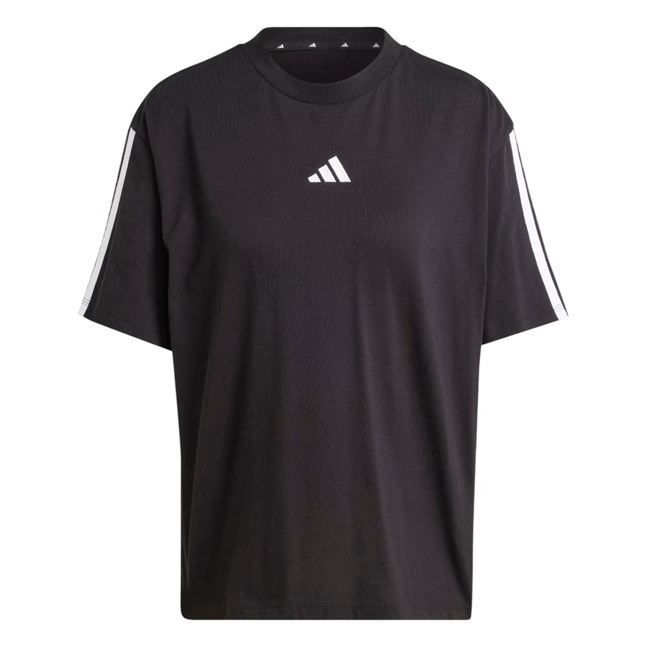 ADIDAS Women's 3S SJ BF Tee, Size AU L, Cotton, Black/White, JC5960. Buyer