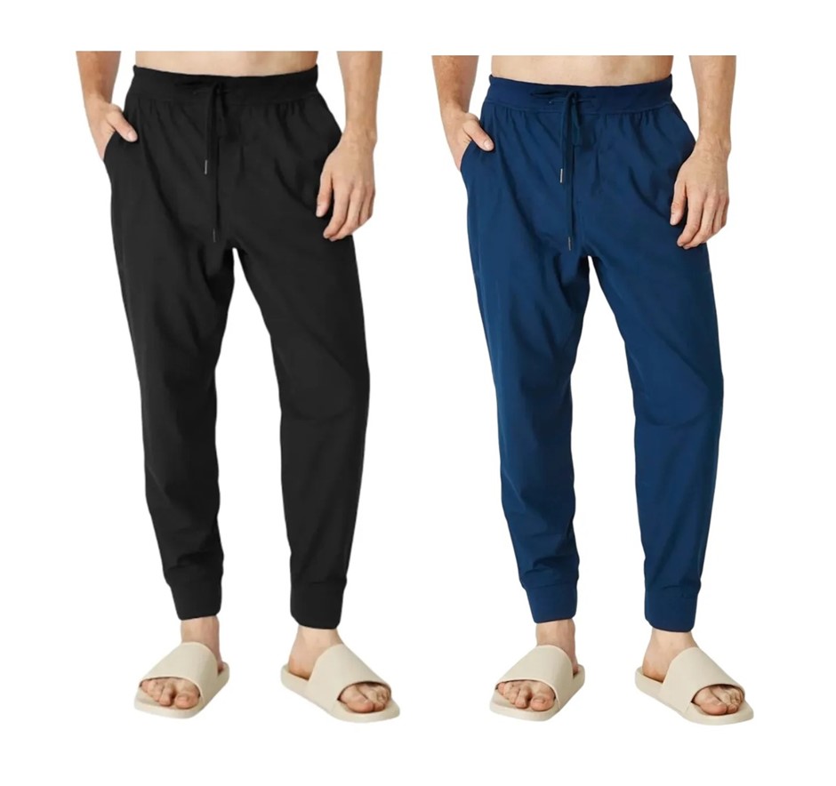 2 x CLOUDVEIL Men's Comfort Joggers, Size 2XL, Black & Blue, 190061. Buyer